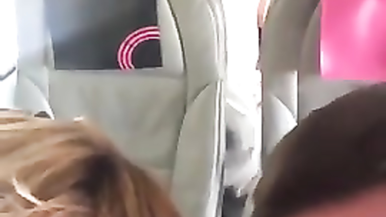 Caught fucking in the plane
