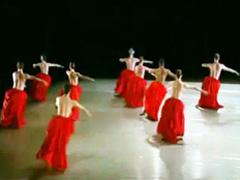 Beautiful ballet with gorgeous topless women