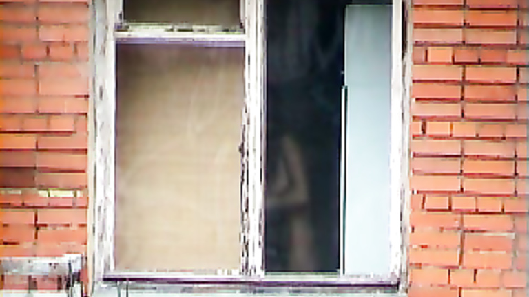 Spying on naked girl through her bedroom window