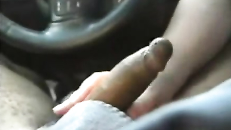 BBW blows my stiff dick in the car