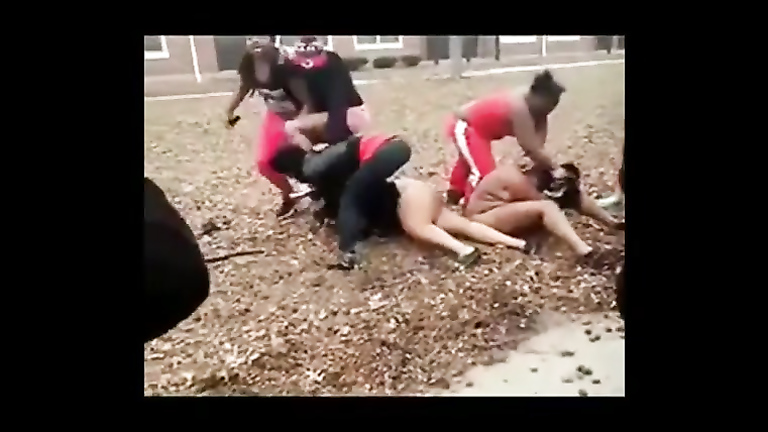 Black women undressed and beaten by bad bitches
